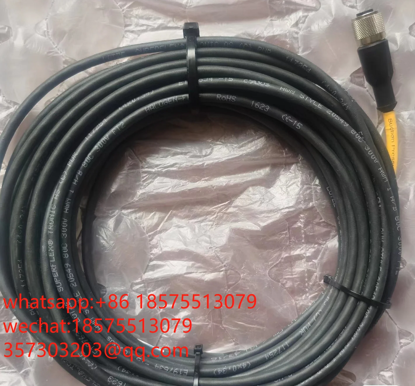 For LUTZE 041655 SUPERFLEX PUR High Flexibility Sensor Link Cable Length 10m, Special Cable For Air Compressor Sensors 1 Piece
For LUTZE 041655 SUPERFLEX PUR High Flexibility Sensor Link Cable Length 10m, Special Cable For Air Compressor Sensors 1 Piece