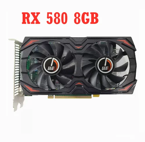 

RX 580 2048SP 8 Гб видеокарта GDDR5 256Bit видеокарта PCI-E 3,0 X16 3 DP HD для AMD Radeon RX 580 8G игровая Майнинг б/у