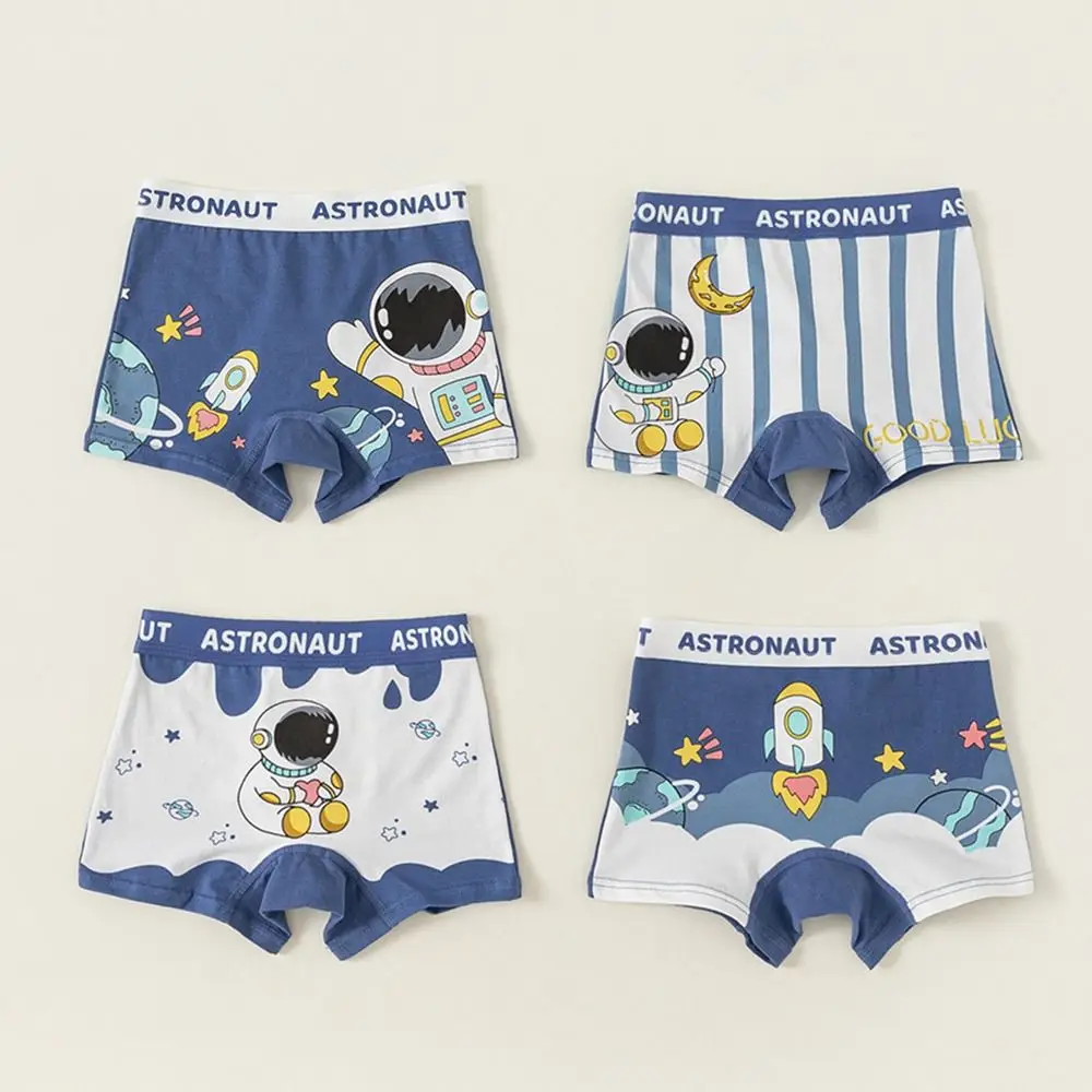 4pcs Panties Cartoon Astronaut Boxer Soft Briefs Cartoon Kids Underwear Printing Mid-waist Boy Underpants Kid
4pcs Panties Cartoon Astronaut Boxer Soft Briefs Cartoon Kids Underwear Printing Mid-waist Boy Underpants Kid
