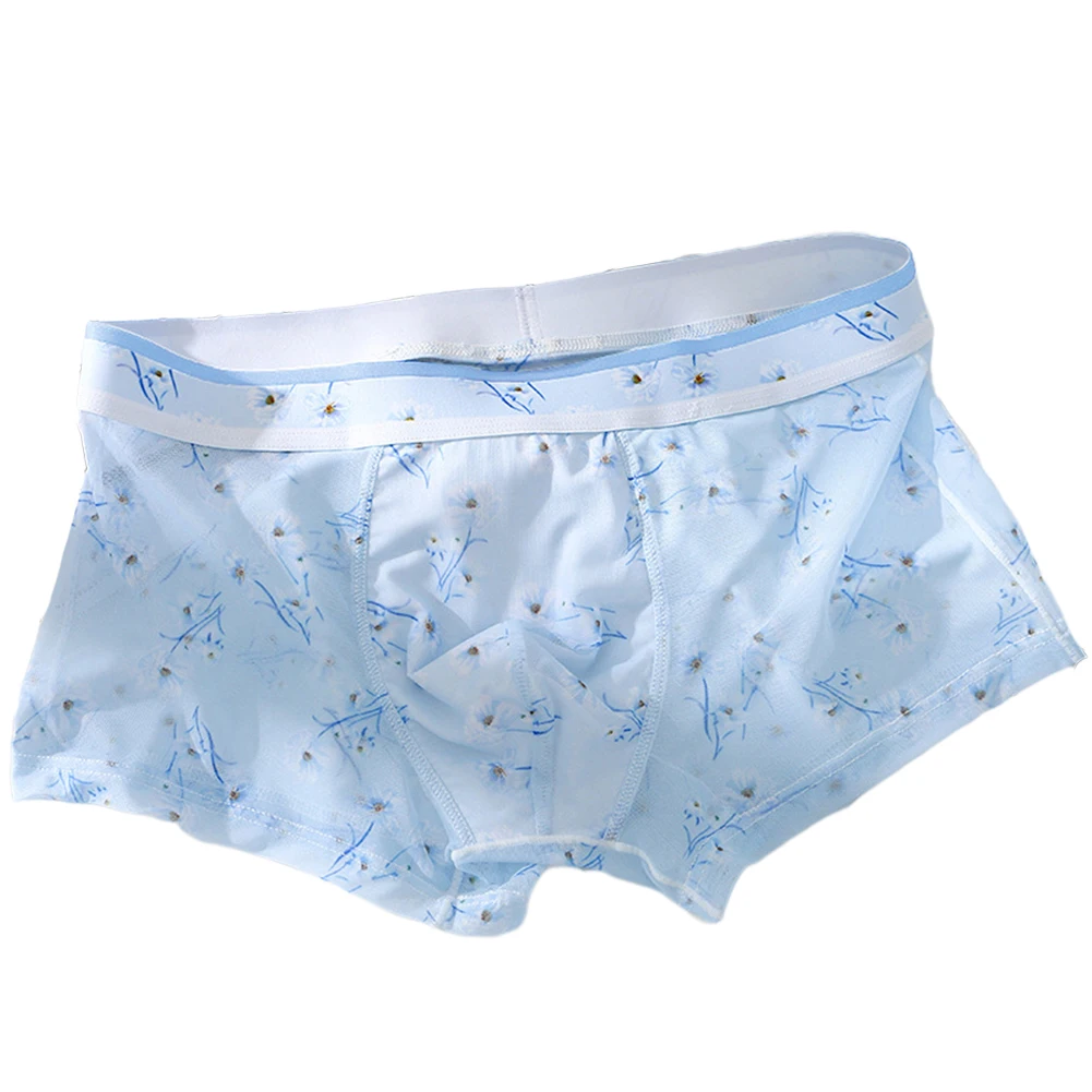 Sexy Men Ice Silk Boxers Ultra-thin Mesh Underpants Bugle Pouch Short Panties See-through Breathable Trunks Elastic Knickers
Sexy Men Ice Silk Boxers Ultra-thin Mesh Underpants Bugle Pouch Short Panties See-through Breathable Trunks Elastic Knickers