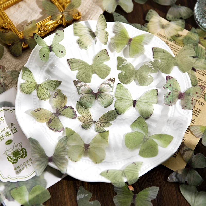 45Pcs Butterfly Memo Paper Material Sulfuric acid decoration Notebooks Dancing butterflie Supplies Collage Writing curtain
45Pcs Butterfly Memo Paper Material Sulfuric acid decoration Notebooks Dancing butterflie Supplies Collage Writing curtain