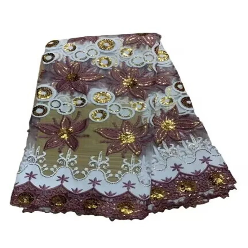 High Quality African Nigerian Tulle Lace Fabric For Sewing Jacquard Organza Embroidery Guipure Party Dress FLJ631
High Quality African Nigerian Tulle Lace Fabric For Sewing Jacquard Organza Embroidery Guipure Party Dress FLJ631