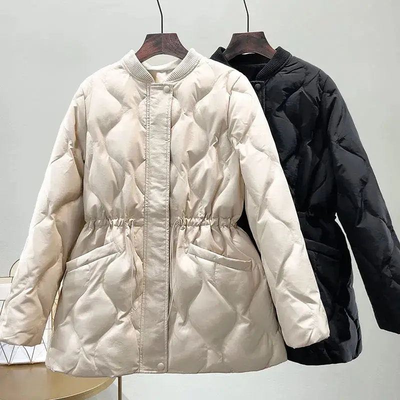 down Cotton-Padded Coat for Women 2023 Winter New Cotton Jacket Coat Lightweight Cotton Coat Mid-Length Slim Fit Slimming Waist-
down Cotton-Padded Coat for Women 2023 Winter New Cotton Jacket Coat Lightweight Cotton Coat Mid-Length Slim Fit Slimming Waist-
