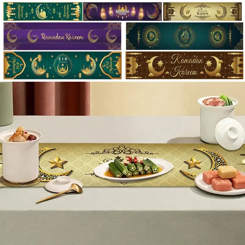 

Ramadan Decor Tablecloth EID Mubarak Decor For Home 2024 Ramadan Kareem Islamic Muslim Party Eid Al Adha Gifts Happy Eid Al Fitr