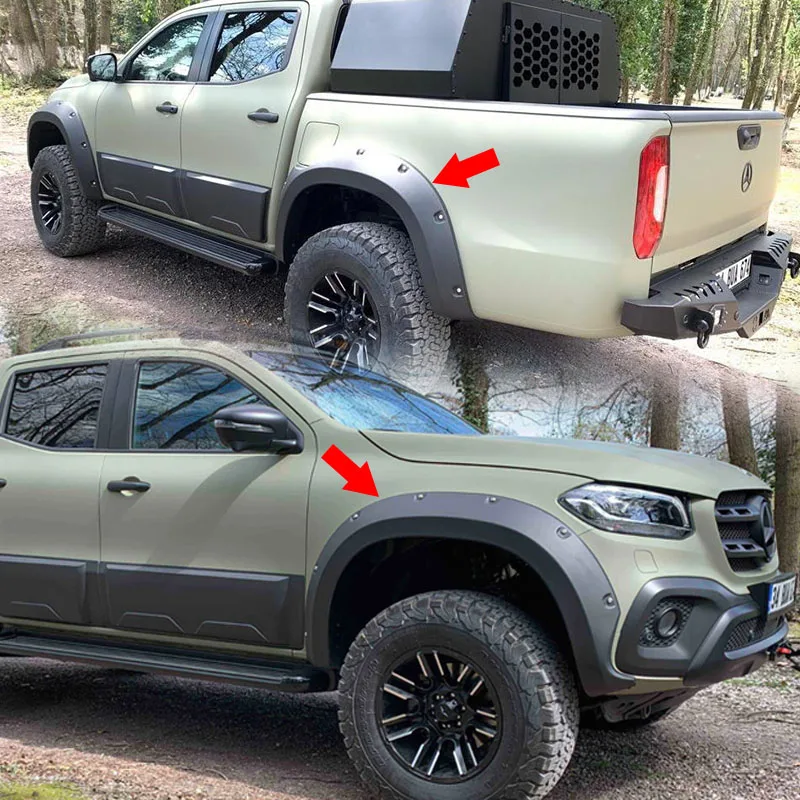 6'' Widen Extension Wheel Arch Fender Flares for Mercedes-Benz X-Class (W470) 2017-2023 ADBLUE Model Matte Black Car Styling
6'' Widen Extension Wheel Arch Fender Flares for Mercedes-Benz X-Class (W470) 2017-2023 ADBLUE Model Matte Black Car Styling