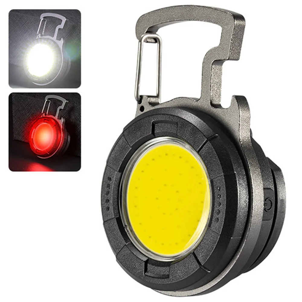 Keychain Flashlight Rechargeable Work Light Portable Travel Torch Pocket Flash Light with Folding Bracket Bottle Opener
Keychain Flashlight Rechargeable Work Light Portable Travel Torch Pocket Flash Light with Folding Bracket Bottle Opener