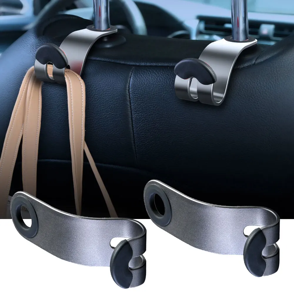 2pcs Alloy Auto Seat Headrest Hooks Storage Hanger Universal Car Vehicle Back Seat Organizer Holder Car Interior Accessories 
2pcs Alloy Auto Seat Headrest Hooks Storage Hanger Universal Car Vehicle Back Seat Organizer Holder Car Interior Accessories