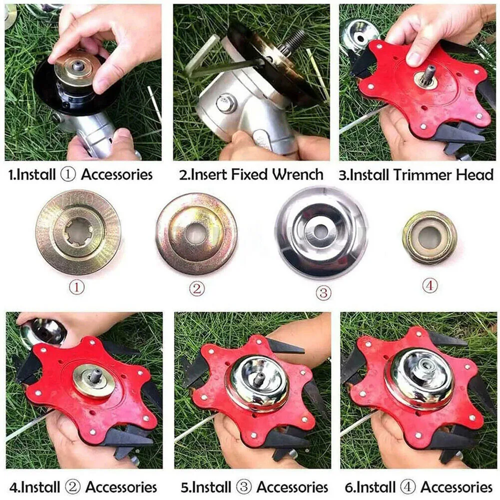 Accessories Mower Blade Kit Perfectly Fit In Stable Trimmer Repairing Kit Wear Resistance Weeder Head Anti-corrosion
Accessories Mower Blade Kit Perfectly Fit In Stable Trimmer Repairing Kit Wear Resistance Weeder Head Anti-corrosion