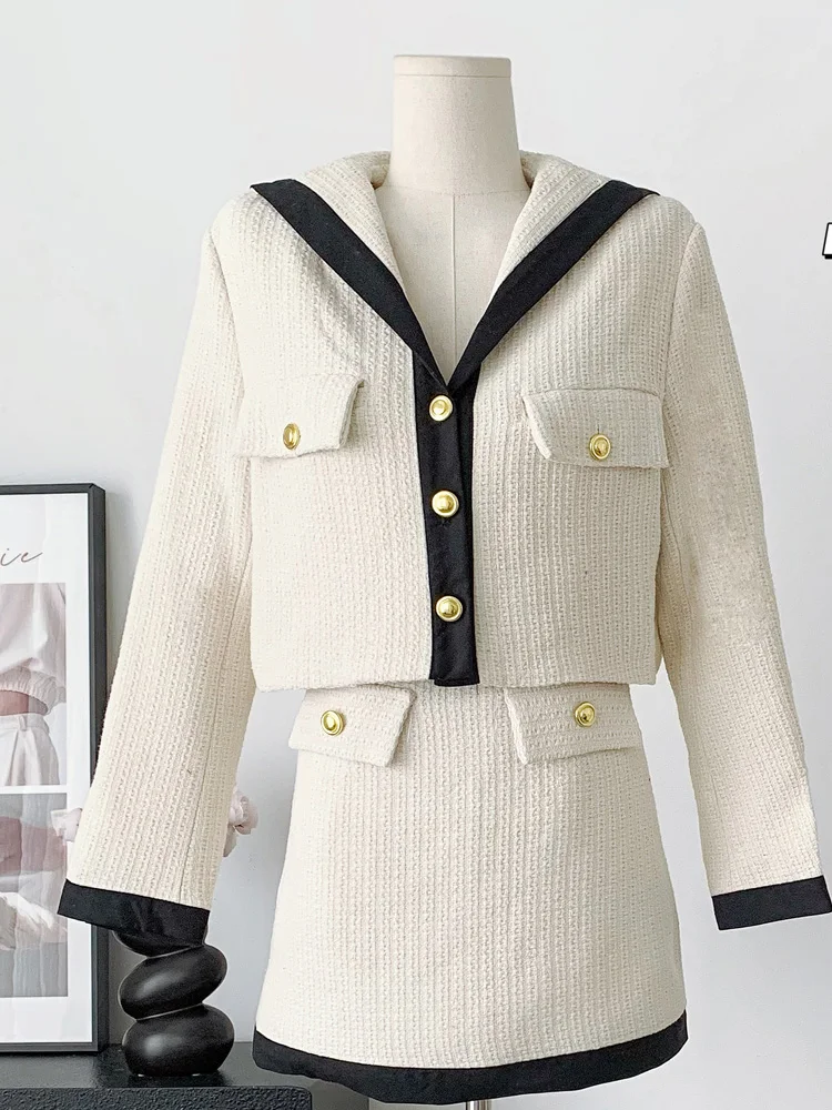 French Elegant Office Lady Two-piece Skirt Women Fashion Design White Suit + Slim Skirt Female Korean Style Sexy Skirt Set 2023
French Elegant Office Lady Two-piece Skirt Women Fashion Design White Suit + Slim Skirt Female Korean Style Sexy Skirt Set 2023