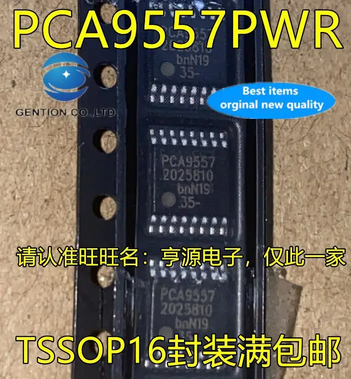 10 шт., 100% оригинальная новая искусственная кожа PCA9557PWR PCA9557 PD557 TSSOP20, расширитель интерфейса для ног
10 шт., 100% оригинальная новая искусственная кожа PCA9557PWR PCA9557 PD557 TSSOP20, расширитель интерфейса для ног