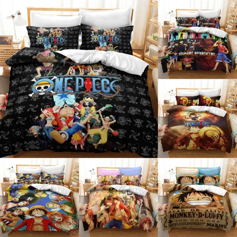 Anime Cartoon One Piece Bedding Set Luffy Duvet Cover Set Single Double Large Bedroom Bed Decoration Xmas Gift
Anime Cartoon One Piece Bedding Set Luffy Duvet Cover Set Single Double Large Bedroom Bed Decoration Xmas Gift