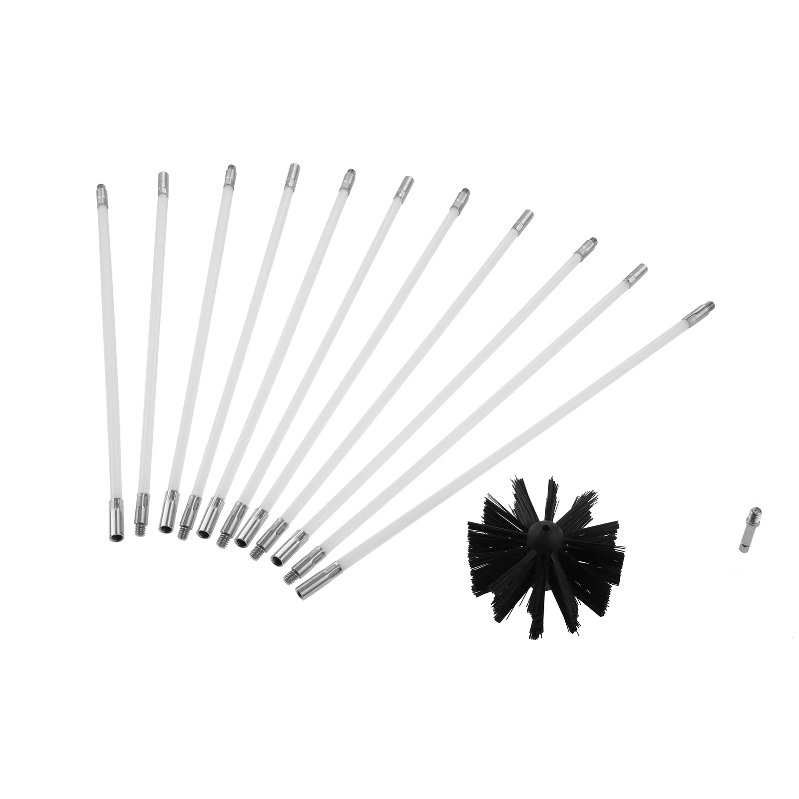 11pcs/set Pipe Cleaning Brushes Dryer Vent Brush Nylon Suitable Cleaning Tools Chimney sweep Cleaning Kit Equipment
11pcs/set Pipe Cleaning Brushes Dryer Vent Brush Nylon Suitable Cleaning Tools Chimney sweep Cleaning Kit Equipment