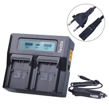 VBN260 Battery Charger LCD Rapid Dual Charger for Panasonic VW-VBN26 HC-X800 HC-X900 Panasonic VW-VBN390 HDC-SD800 HDC-SD900