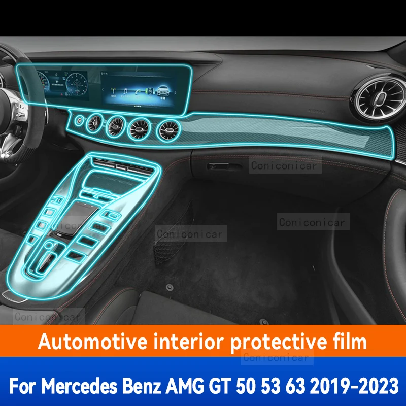 For Mercedes Benz AMG GT 50 53 63 2019-2023 Car Interior Center console Transparent TPU Protective film Anti-scratch Accessories
For Mercedes Benz AMG GT 50 53 63 2019-2023 Car Interior Center console Transparent TPU Protective film Anti-scratch Accessories
