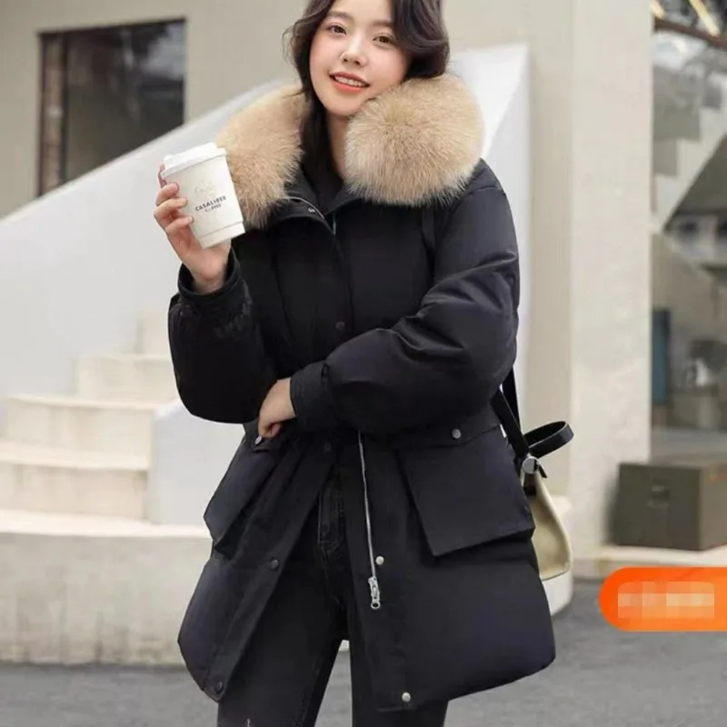 2023 New Women Down Jacket Winter Coat Female Mid Length Version Parkas Loose Thick Warm Outwear Hooded Fur Collar Overcoat
2023 New Women Down Jacket Winter Coat Female Mid Length Version Parkas Loose Thick Warm Outwear Hooded Fur Collar Overcoat