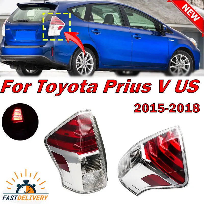 Задний фонарь для Toyota Prius V US 2015-2018, задний фонарь для стоянки тормоза, задний фонарь, автозапчасти, 1 пара, 2 шт.
Задний фонарь для Toyota Prius V US 2015-2018, задний фонарь для стоянки тормоза, задний фонарь, автозапчасти, 1 пара, 2 шт.