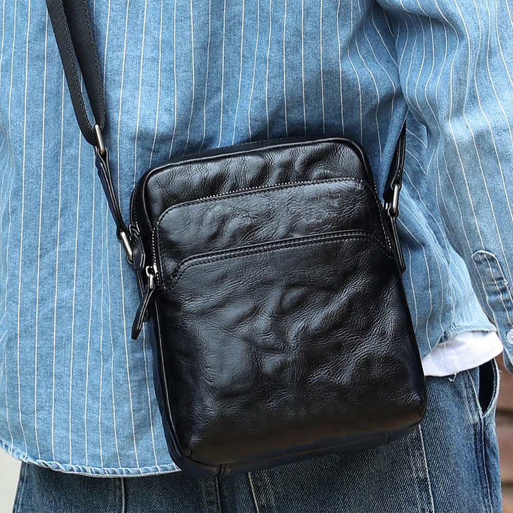 Vegetable tanned leather retro men's shoulder bag casual small shoulder bag leather functional crossbody bag for mens
Vegetable tanned leather retro men's shoulder bag casual small shoulder bag leather functional crossbody bag for mens