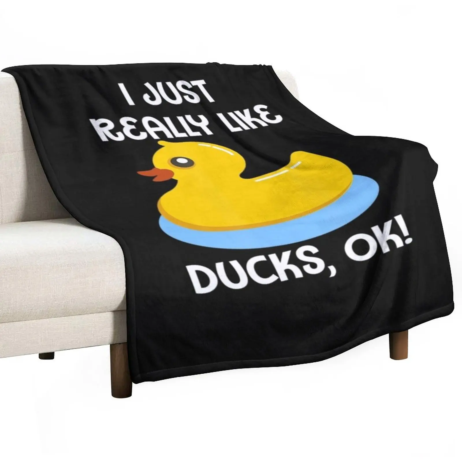 

I Just Really Like Ducks Ok Throw Blanket Designer Blankets Polar blanket Shaggy Blanket Beach Blanket