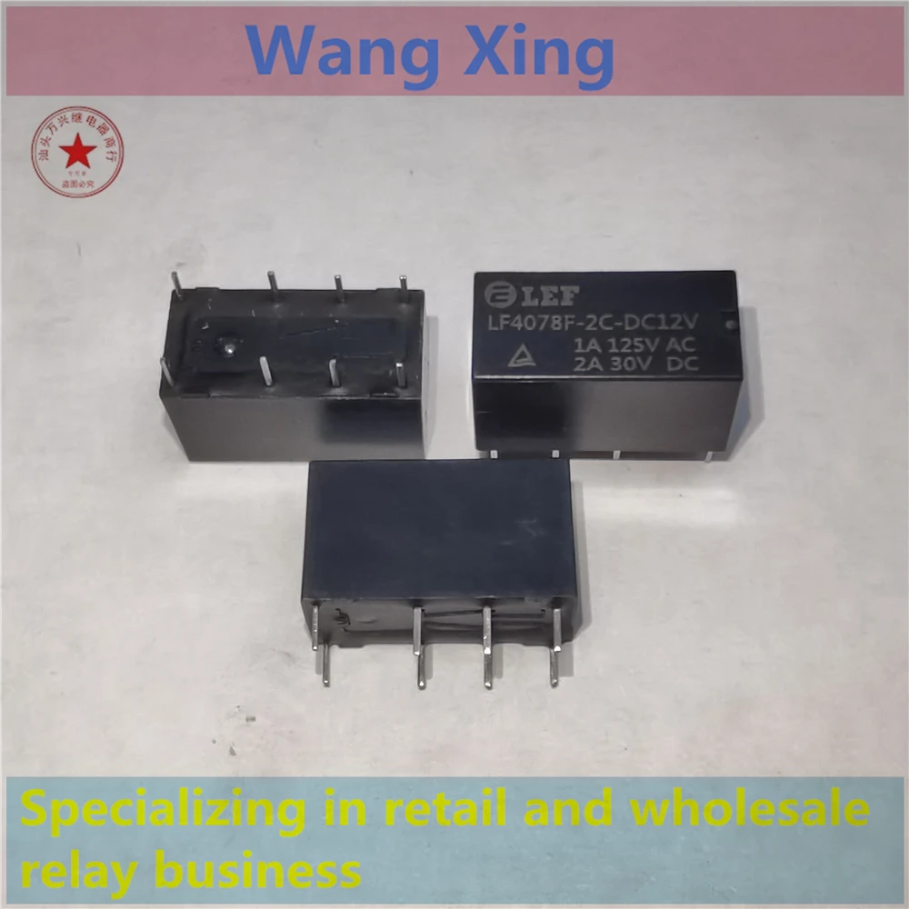 LF4078F-2C-DC5V LF4078F-2C-DC12V LF4078F-2C-DC24V Electromagnetic Power Relay 8 Pins
LF4078F-2C-DC5V LF4078F-2C-DC12V LF4078F-2C-DC24V Electromagnetic Power Relay 8 Pins