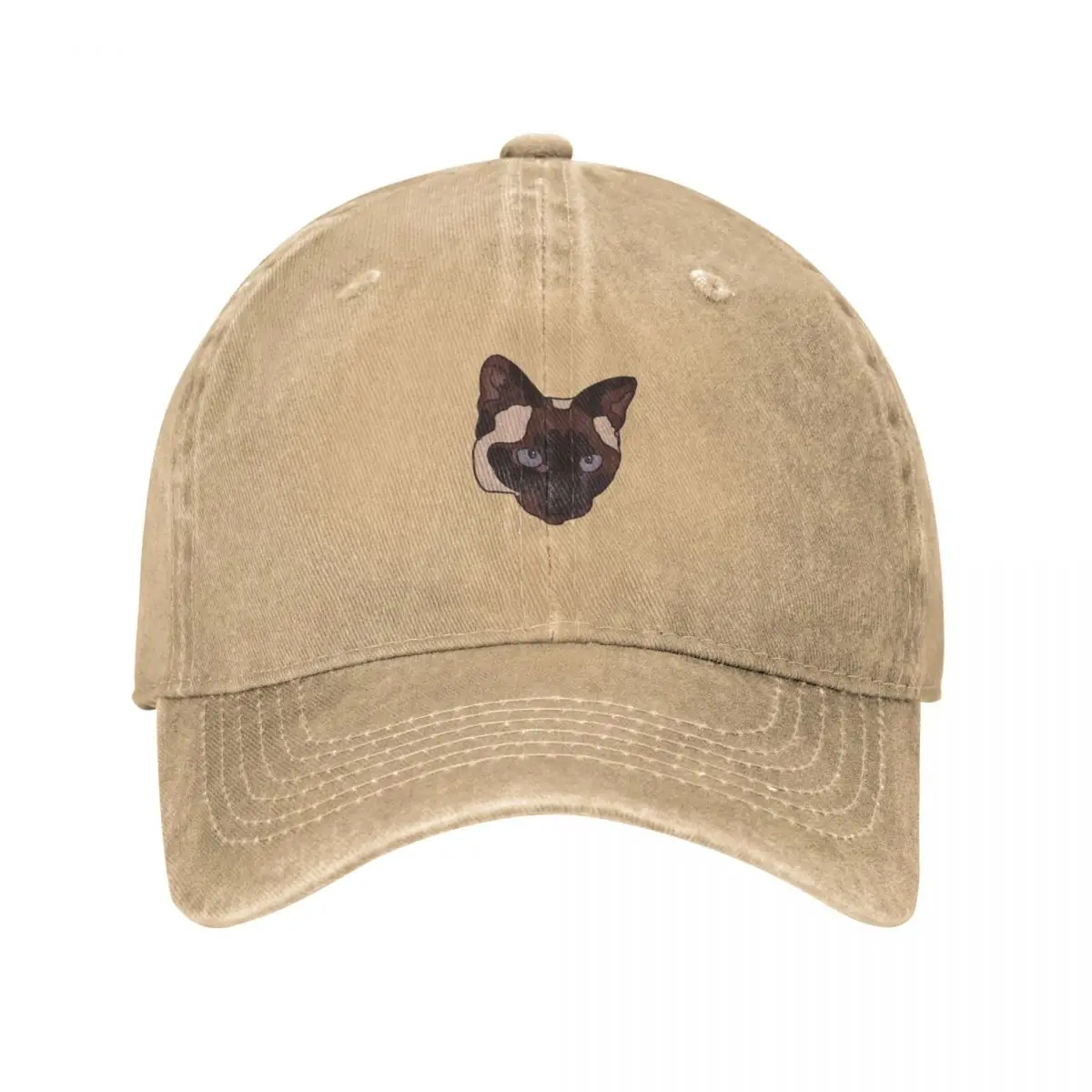 

Siamese Cat Pippa Cartoon Cowboy Hat Luxury Brand Men Hat Women'S