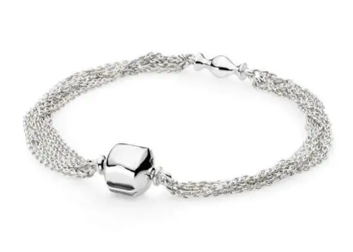 Authentic 925 Sterling Silver Moments Multi Snake Chain Ball & Barrel Snake Chain Bracelet Fit Bead Charm Diy Fashion Jewelry
Authentic 925 Sterling Silver Moments Multi Snake Chain Ball & Barrel Snake Chain Bracelet Fit Bead Charm Diy Fashion Jewelry