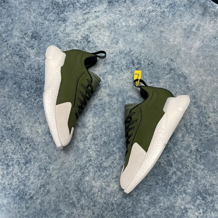 Military Green Thick Sole Genuine Leather Men's Casual Shoes and Sports Shoes
Military Green Thick Sole Genuine Leather Men's Casual Shoes and Sports Shoes