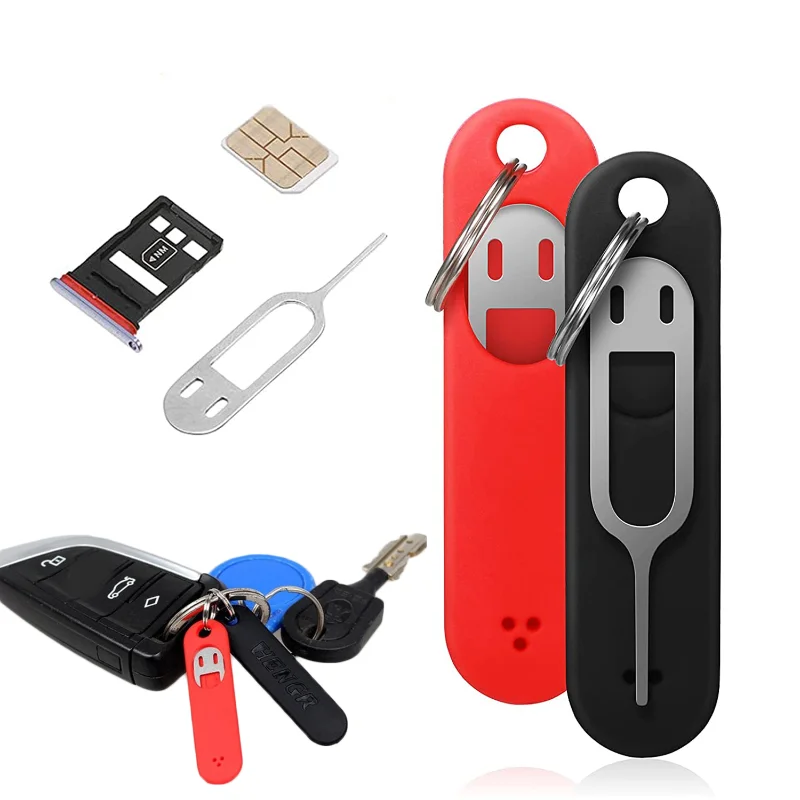 Anti-lost Sim Card Tray Pin Eject Removal Tool Detachable Case Universal Mobile Phone Card Pins Needle Opener Ejector Keyring
Anti-lost Sim Card Tray Pin Eject Removal Tool Detachable Case Universal Mobile Phone Card Pins Needle Opener Ejector Keyring