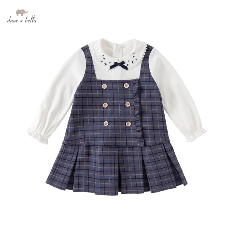 Dave Bella Autumn Baby Girls Clothes Kids Blue Plaid Dress For Children Girl Clothing Birthday Princess Dress DB3222670
Dave Bella Autumn Baby Girls Clothes Kids Blue Plaid Dress For Children Girl Clothing Birthday Princess Dress DB3222670