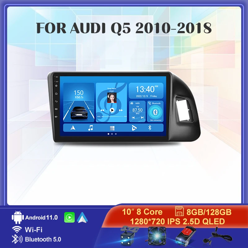 2 Din For Audi Q5 2010 2011 2012 2013 2014 2015 2016 2017 2018 4G Android 11 Car Stereo Radio Multimedia Video Player Navigation
2 Din For Audi Q5 2010 2011 2012 2013 2014 2015 2016 2017 2018 4G Android 11 Car Stereo Radio Multimedia Video Player Navigation
