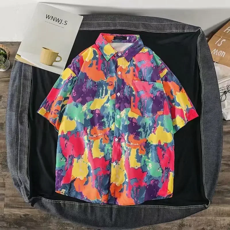 DAYIFUN Summer Shirts Retro Short Sleeve Thin Loose Beach Flower Blouses Women Japanese Style Cardigan Tops 2024 Casual Blusas
DAYIFUN Summer Shirts Retro Short Sleeve Thin Loose Beach Flower Blouses Women Japanese Style Cardigan Tops 2024 Casual Blusas
