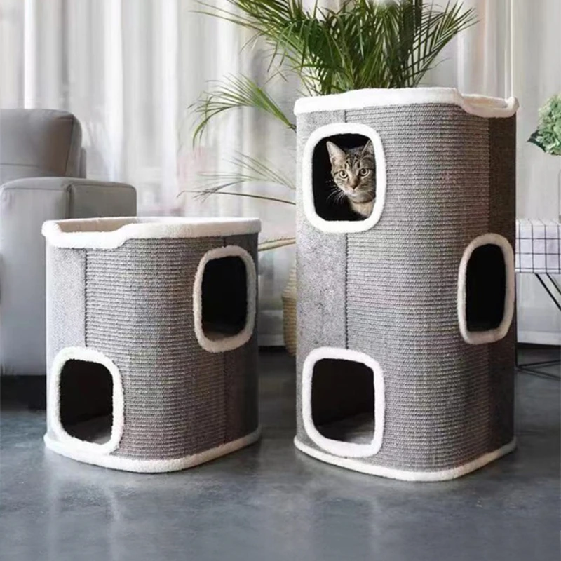 Toy Tower Scratchers Tree House Scratchers Habitats Climbing Scratch Board Interactive Kratzbaum Katzen Pet Products RR50FS
Toy Tower Scratchers Tree House Scratchers Habitats Climbing Scratch Board Interactive Kratzbaum Katzen Pet Products RR50FS