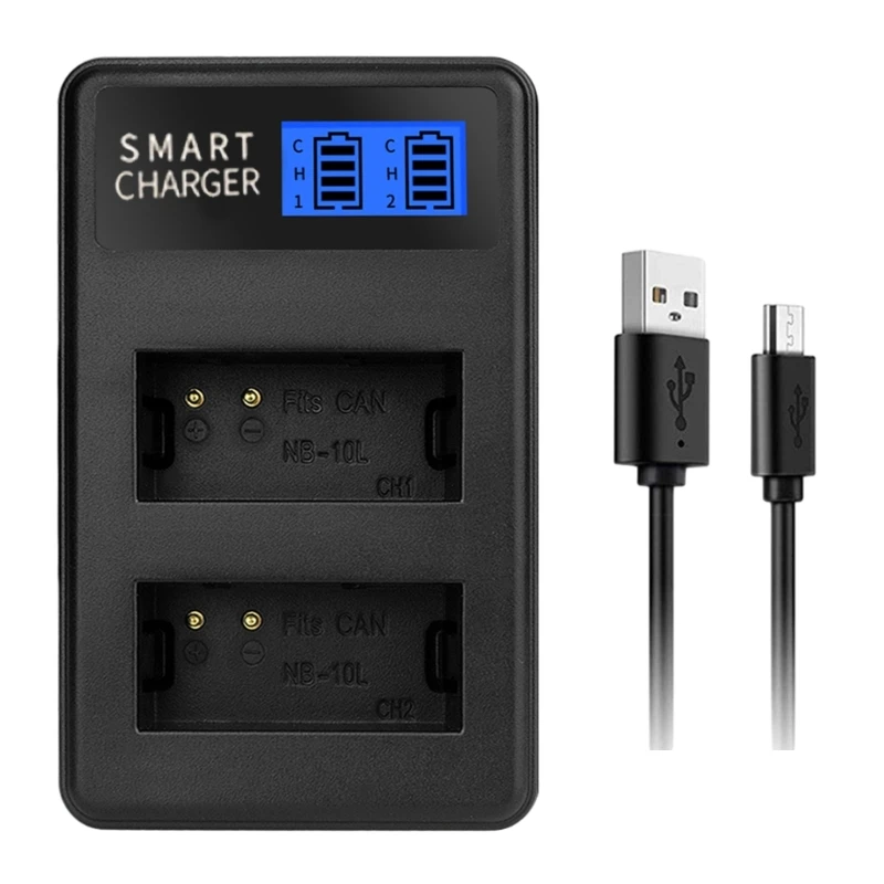 Versatile NB10L LCD Camera Battery Two Batteries Simultaneously for G3X/G1 G16 SX40HS
Versatile NB10L LCD Camera Battery Two Batteries Simultaneously for G3X/G1 G16 SX40HS
