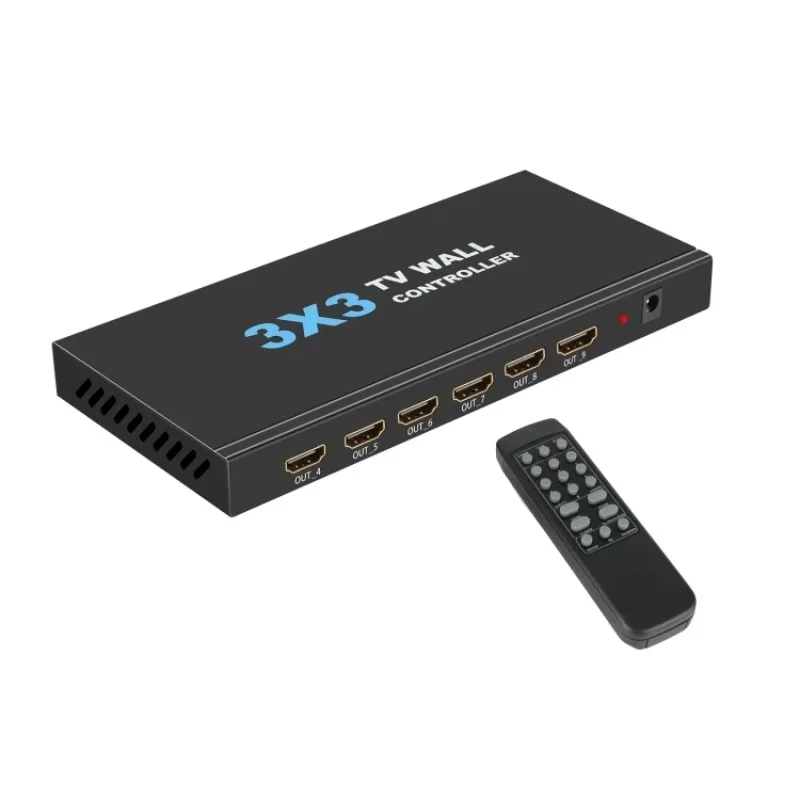 4K HDMI 3X3 Multi-screen Splicer Video Wall Controller Splitter TV Splicer Processor Support Dual Cascade 3x4/4x3/4x4
4K HDMI 3X3 Multi-screen Splicer Video Wall Controller Splitter TV Splicer Processor Support Dual Cascade 3x4/4x3/4x4