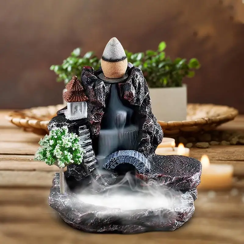 Backflow Incense Burner Mountains Waterfall Backflow Incense Holder Handmade Zen Censer Holder For Sauna Room Meditation Room
Backflow Incense Burner Mountains Waterfall Backflow Incense Holder Handmade Zen Censer Holder For Sauna Room Meditation Room