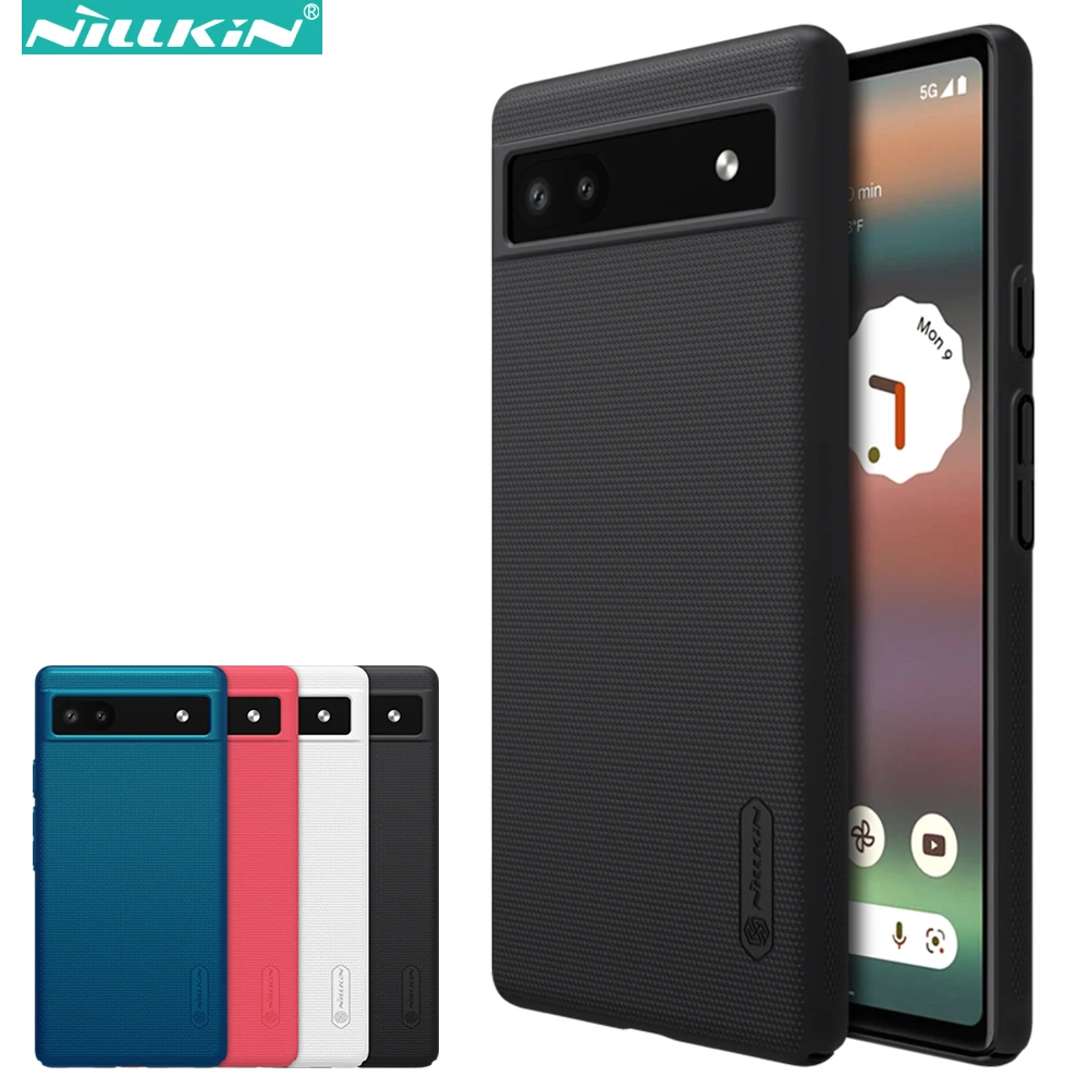 Матовый чехол Nillkin для Google Pixel 6a, роскошная жесткая защитная задняя крышка из поликарбоната
