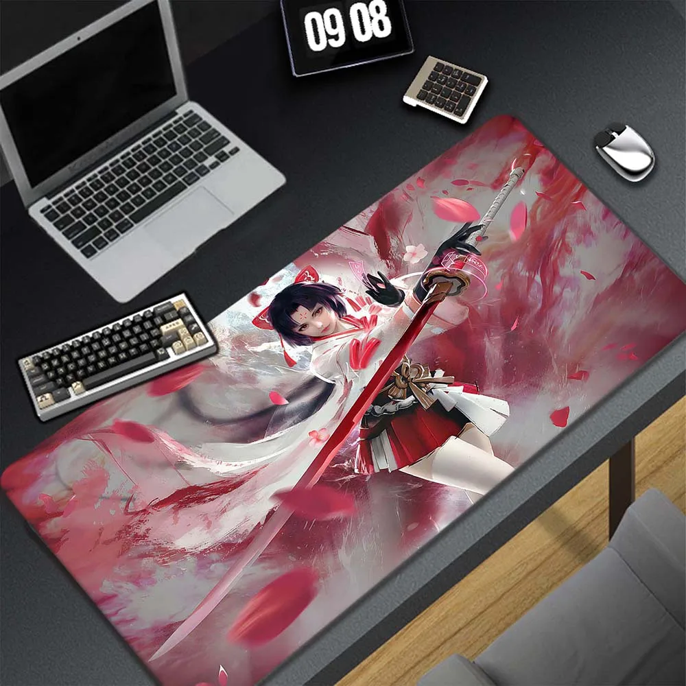Large Mousepad Game Mouse Pad Naraka Speed Desk Mat 40x90mm Anti-slip Soft Pad Gamer Mouse Mat Gaming Accessories Keyboard Pads
Large Mousepad Game Mouse Pad Naraka Speed Desk Mat 40x90mm Anti-slip Soft Pad Gamer Mouse Mat Gaming Accessories Keyboard Pads