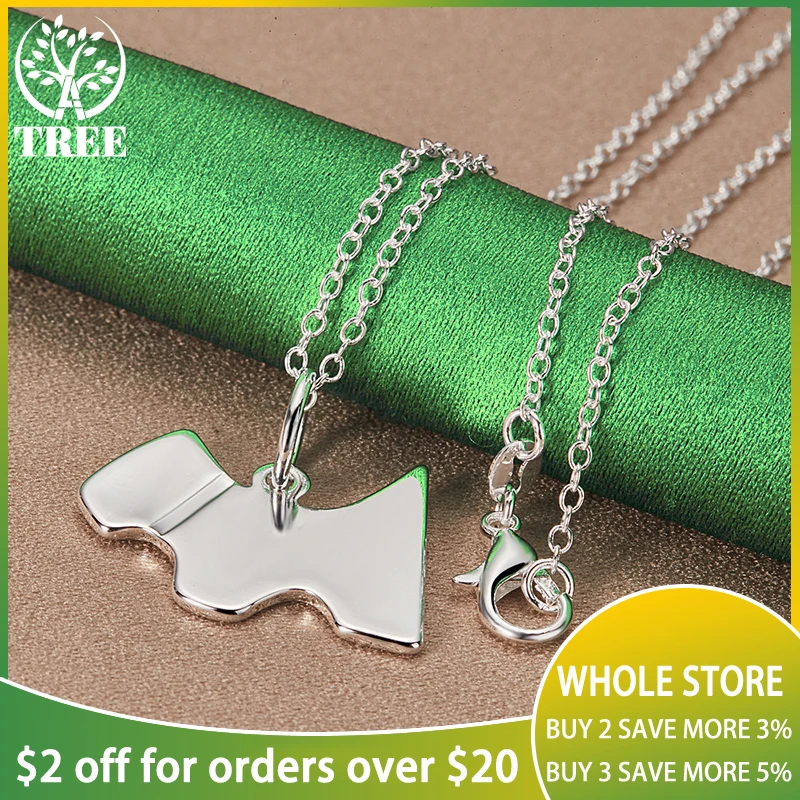 ALITREE 925 Sterling Silver Cartoon Dog Tags Pendant Necklace For Women necklaces Fashion Party Birthday Wedding Jewelry Gifts
ALITREE 925 Sterling Silver Cartoon Dog Tags Pendant Necklace For Women necklaces Fashion Party Birthday Wedding Jewelry Gifts