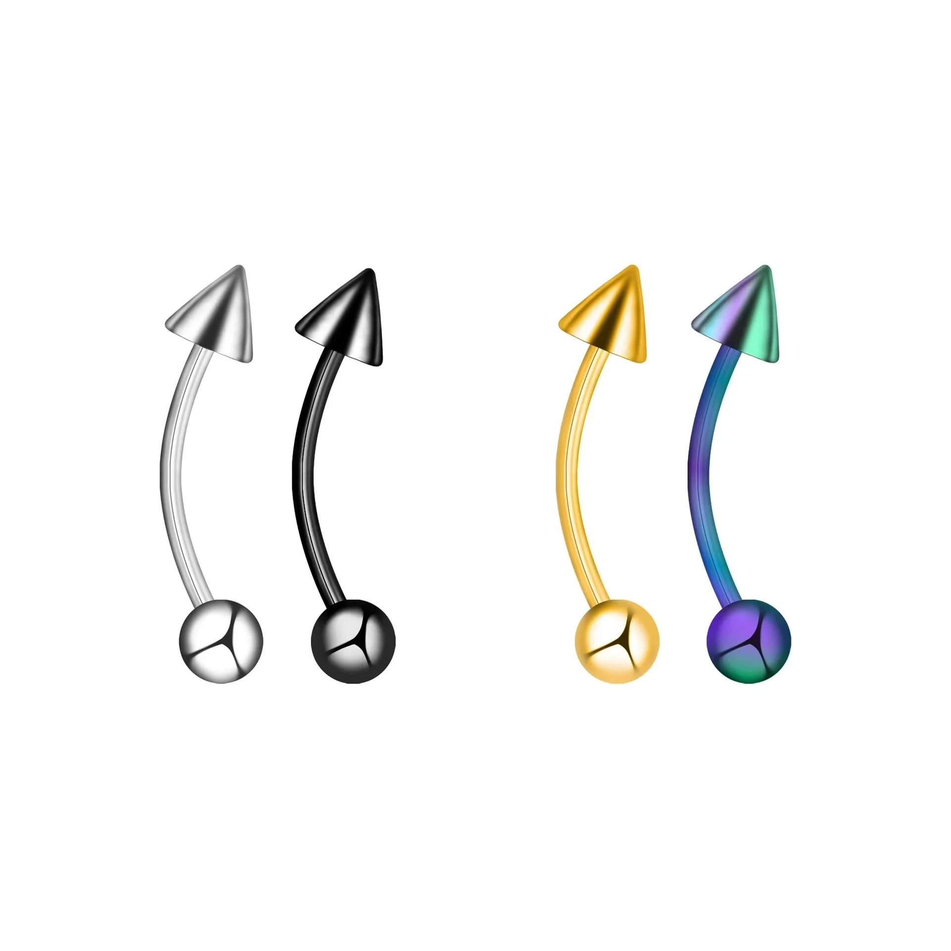 8pcs/lot Punk Spike Stainelss Steel Eyebrow Piercing Set 16G Curved Labret Lip Studs Helix Lobe Piercings Earring 8/10MM
8pcs/lot Punk Spike Stainelss Steel Eyebrow Piercing Set 16G Curved Labret Lip Studs Helix Lobe Piercings Earring 8/10MM