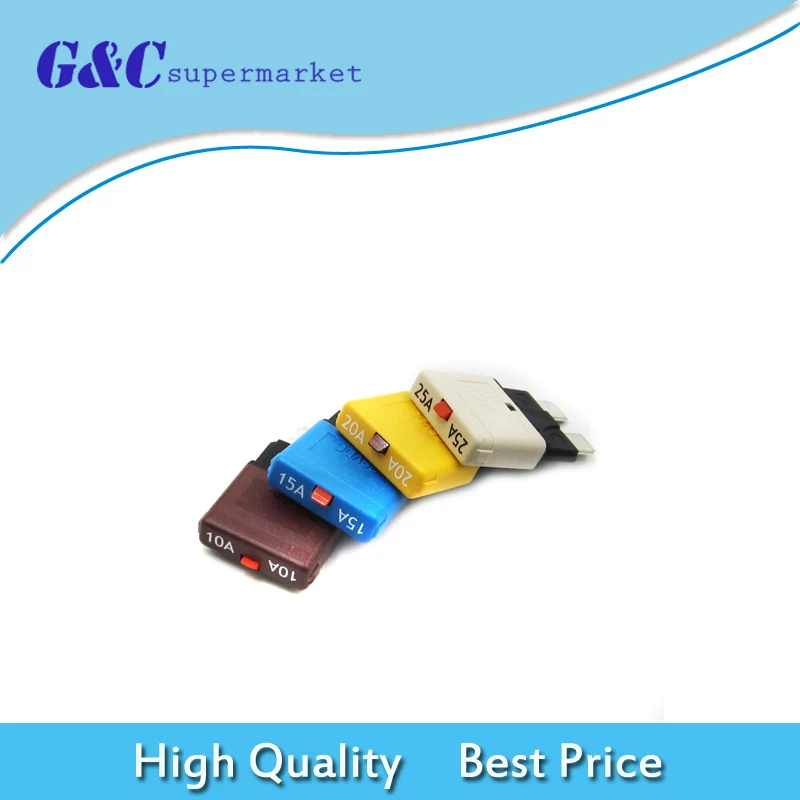 10A 15A 20A 25A 28V Portable Resettable Fuse Circuit Breaker Manual Reset Blade For Marine Rally Automotive
10A 15A 20A 25A 28V Portable Resettable Fuse Circuit Breaker Manual Reset Blade For Marine Rally Automotive