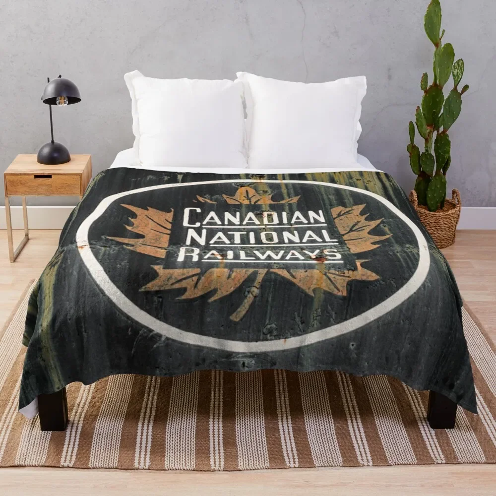Canadian National Railway Throw Blanket Camping Thermals For Travel Blankets
Canadian National Railway Throw Blanket Camping Thermals For Travel Blankets