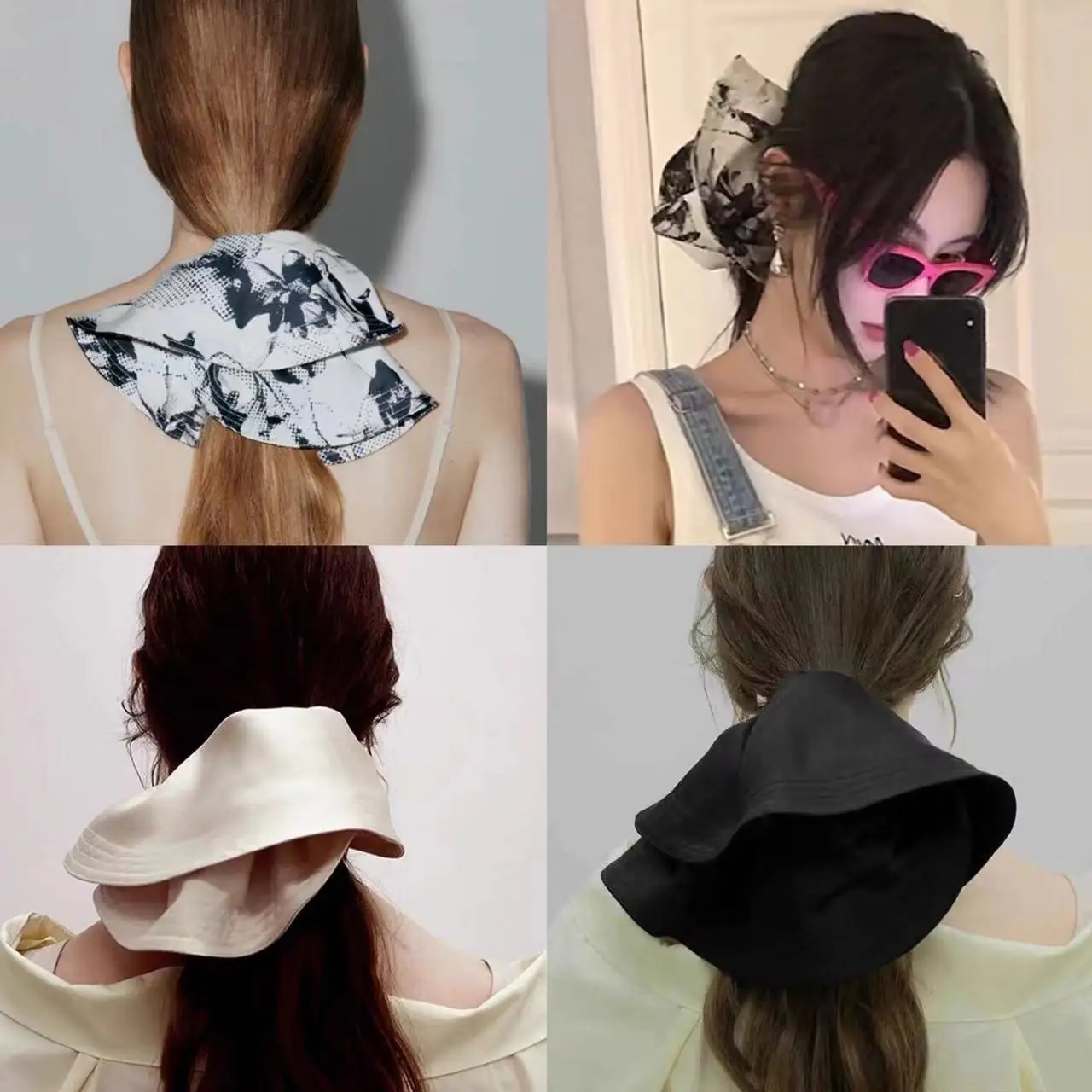 2023 Women Matching 35cm diagonal acetic acid large hair loop with Korean extra large hair rope
2023 Women Matching 35cm diagonal acetic acid large hair loop with Korean extra large hair rope