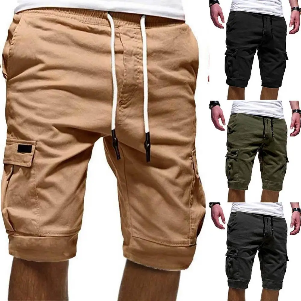 Fashion Men's Shorts Summer Men Casual Solid Color Cargo Short Multi-Pockets Drawstring Fifth Pants Loose Casual Short Pant
Fashion Men's Shorts Summer Men Casual Solid Color Cargo Short Multi-Pockets Drawstring Fifth Pants Loose Casual Short Pant