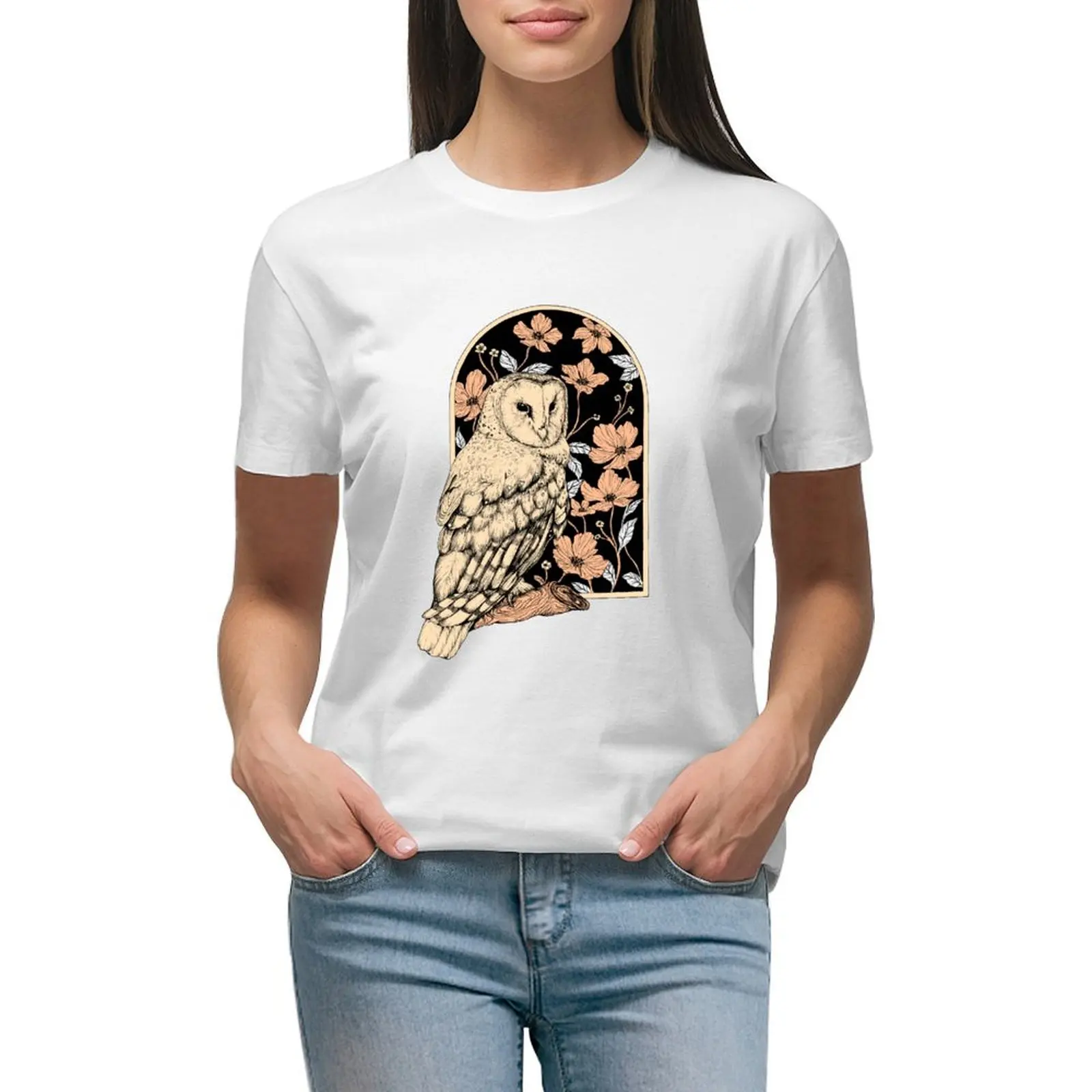 Owl And Flowers T-shirt tees korean fashion graphics womans clothing 
Owl And Flowers T-shirt tees korean fashion graphics womans clothing