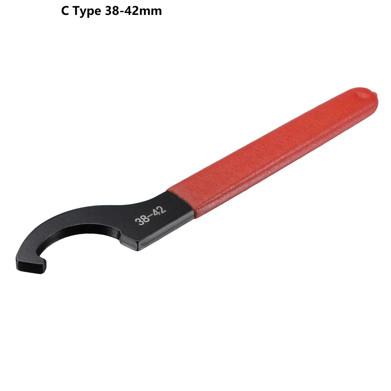 Comfort Grip Hook Wrench Spanner 38-42/45-52/55-62/68-72mm Electrophoresis Steel Handle Top Treatment For Round Nut C Type
Comfort Grip Hook Wrench Spanner 38-42/45-52/55-62/68-72mm Electrophoresis Steel Handle Top Treatment For Round Nut C Type