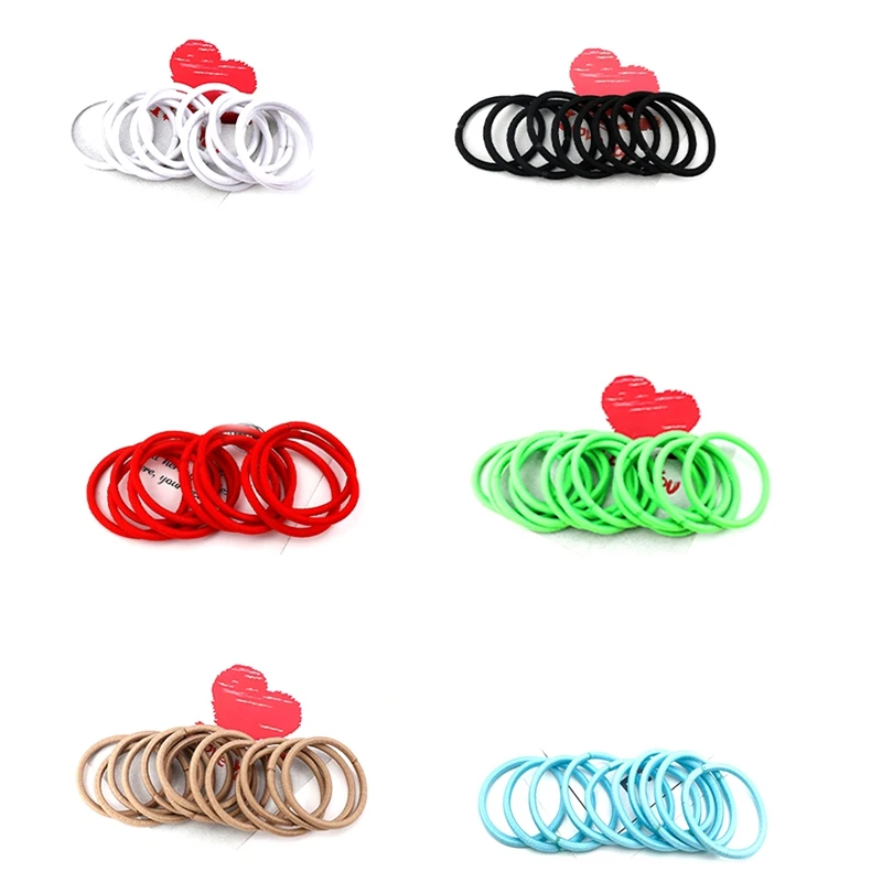 

600PCS Womens Elastics Hair Tie, 4Mm Ponytail Holders Hair Bands,Curly Hair For Women (4Mm) Colour Mixture Durable Easy Install