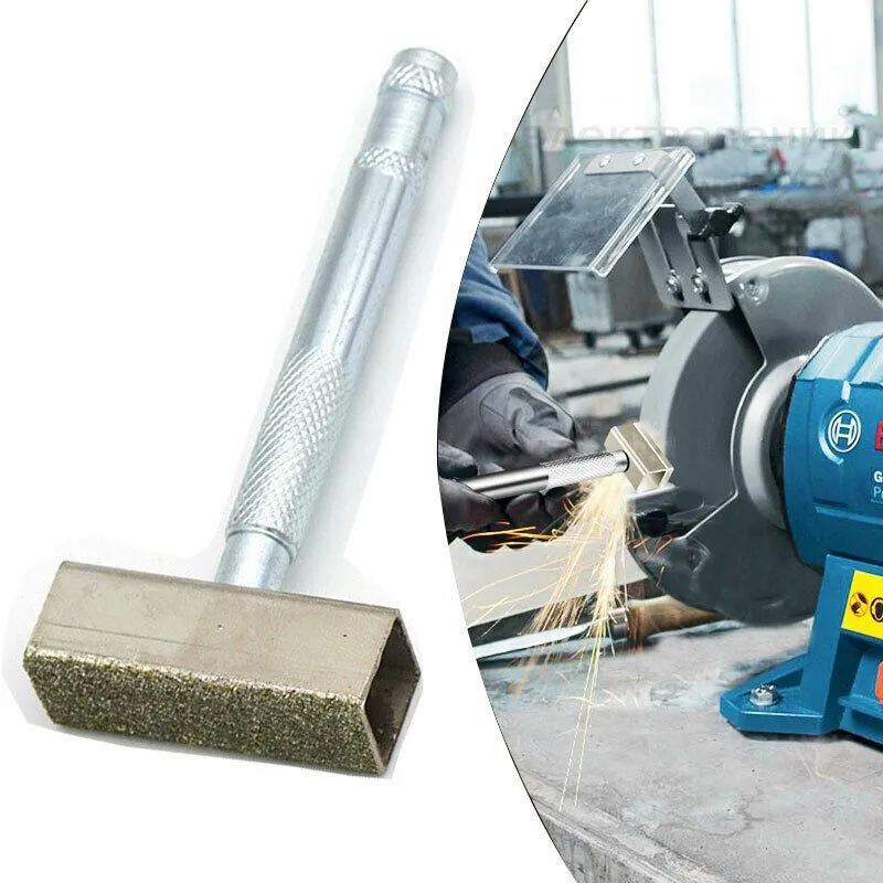 Diamond Grinding Wheel Dresser Sanding Disc Thicken Abrasive Tools Sharpening Handle Sintered Head Bench Grinder Dressing Tool
Diamond Grinding Wheel Dresser Sanding Disc Thicken Abrasive Tools Sharpening Handle Sintered Head Bench Grinder Dressing Tool