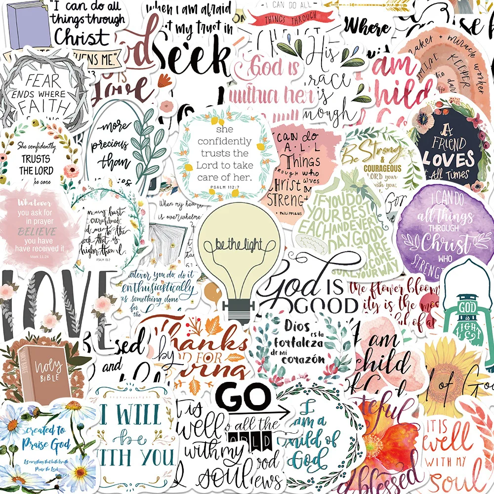 10/30/52PCS Jesus Phrase Stickers Aesthetic Graffiti Decoration Decals Phone Luggage Notebook Guitar Car Classic Sticker DIY Toy
10/30/52PCS Jesus Phrase Stickers Aesthetic Graffiti Decoration Decals Phone Luggage Notebook Guitar Car Classic Sticker DIY Toy