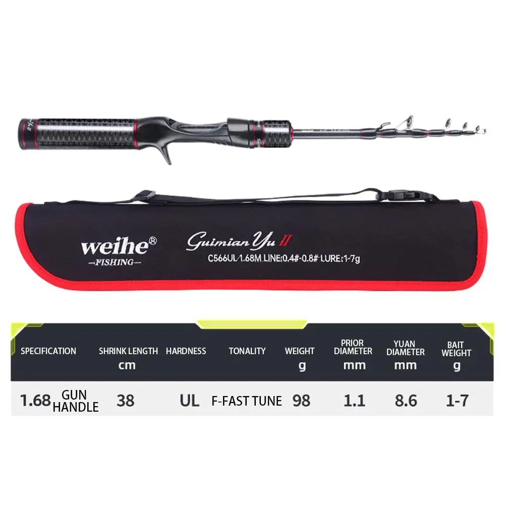 Fishing Rod Lure Rod Retractable Foldable Hook Green Slightly Horse Mouth Military Fish Anti-tangle Guide Ring
Fishing Rod Lure Rod Retractable Foldable Hook Green Slightly Horse Mouth Military Fish Anti-tangle Guide Ring