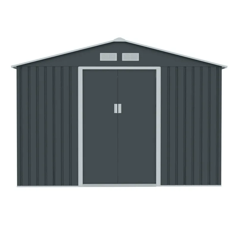 8' x 6' Outdoor Padlockable Steel Storage Shed garden buildings metal shed for garden
8' x 6' Outdoor Padlockable Steel Storage Shed garden buildings metal shed for garden