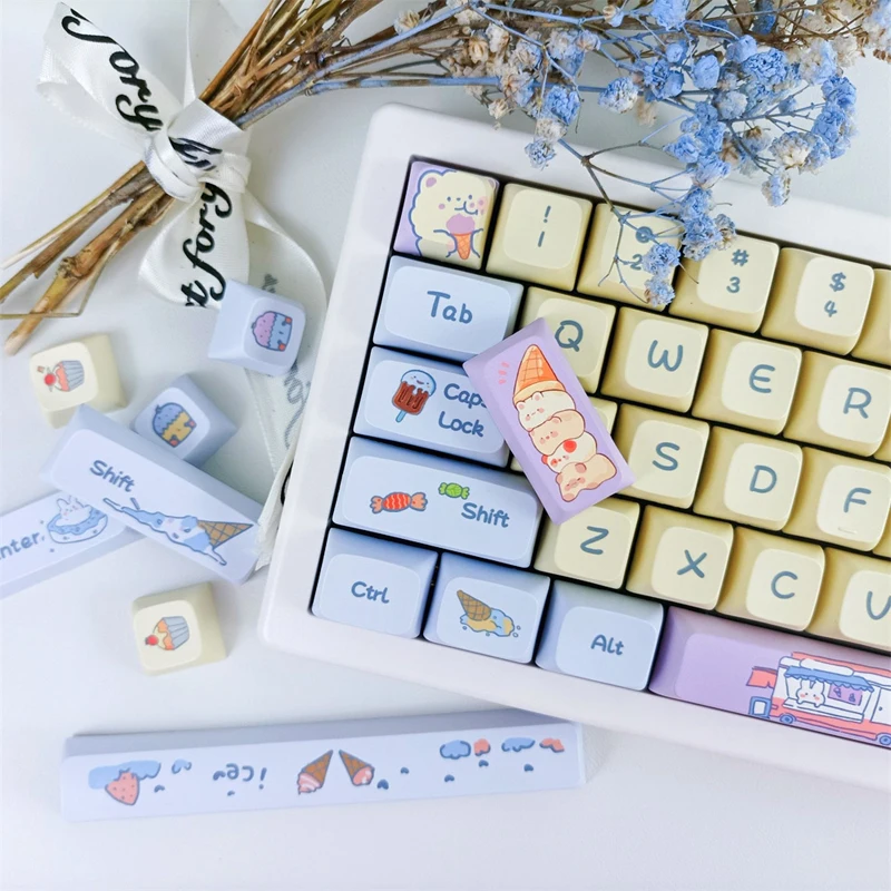 

Sturdy 133 Keys Cute Graffiti Keycap XDA Profile PBT Keycaps For Mechanical Keyboard Custom Anime Key Caps Set Widely Compatible